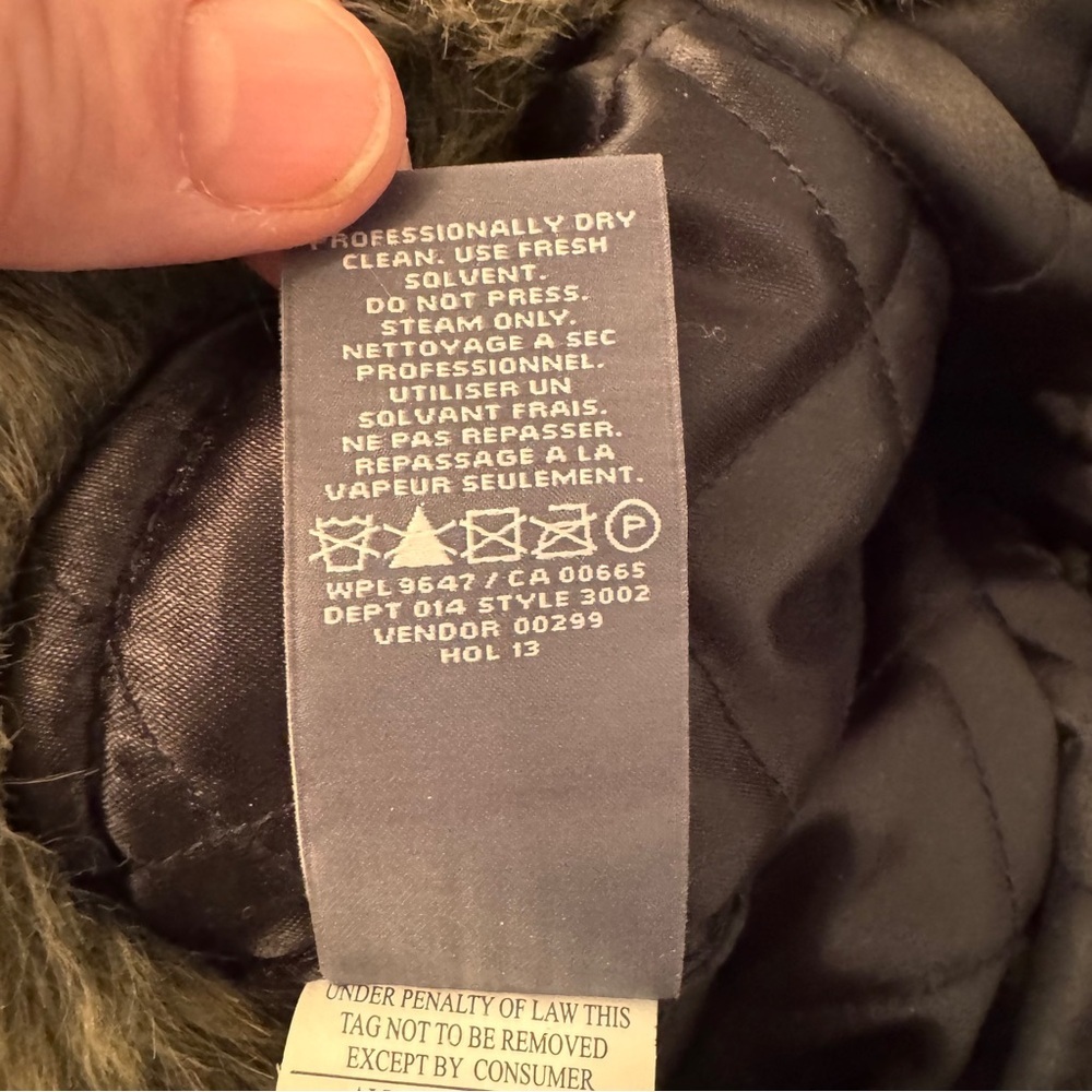 Eddie Bauer Black Trapper Hat faux fur L/XL snap closure Down insulated - Picture 6 of 15